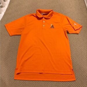Adidas Climalite Bali Kai Golf Short Sleeve Polo Shirt Orange (Men’s Size Small)